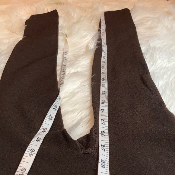 Walmart brand Chocolate brown leggings tights pant - Picture 11 of 14